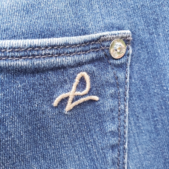 DL1961 Angle Mid Rise Skinny Ankle Frayed Edge Jeans - Size 29 - Picture 12 of 14